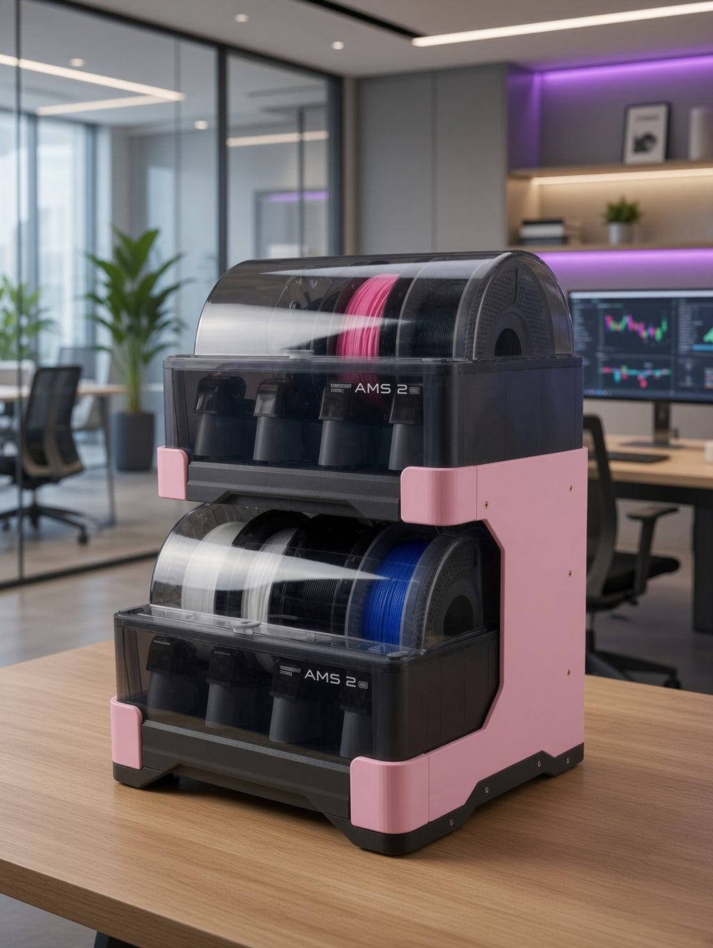 AMS 2 Pro Stack - Pink Frost