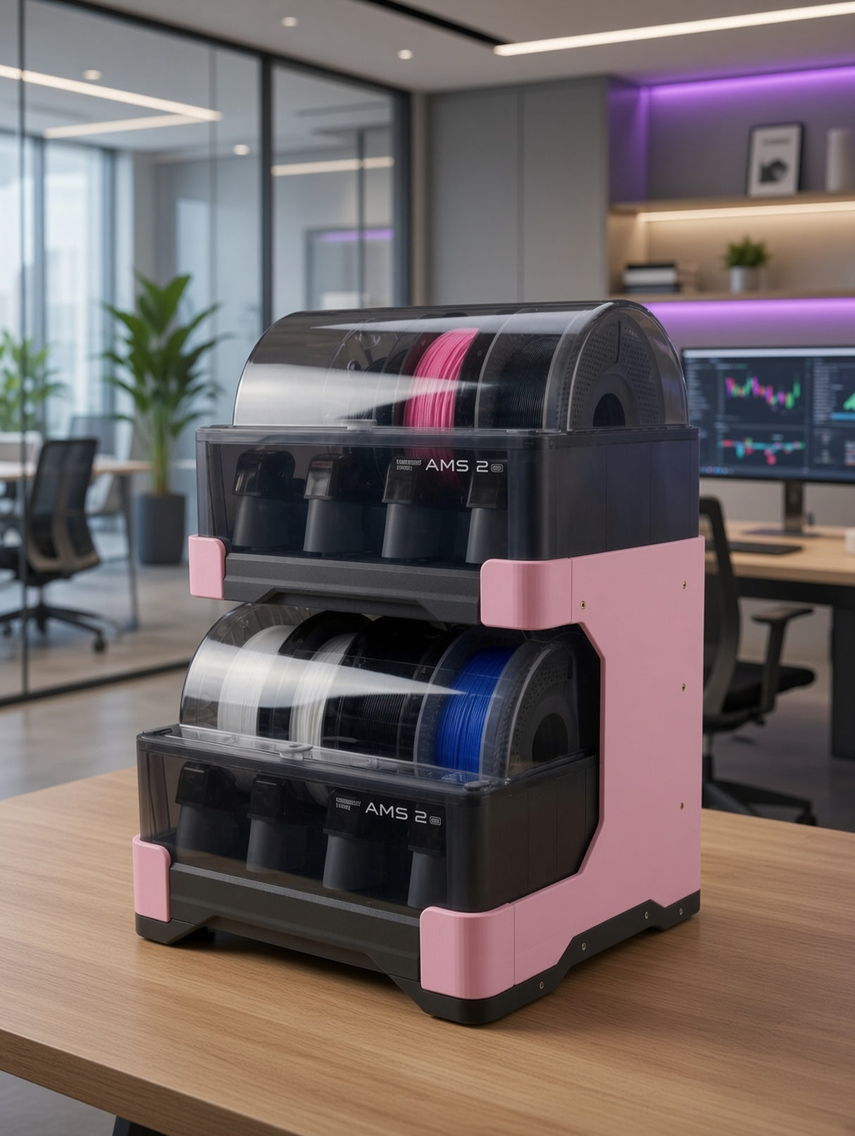 AMS 2 Pro Stack - Pink Frost