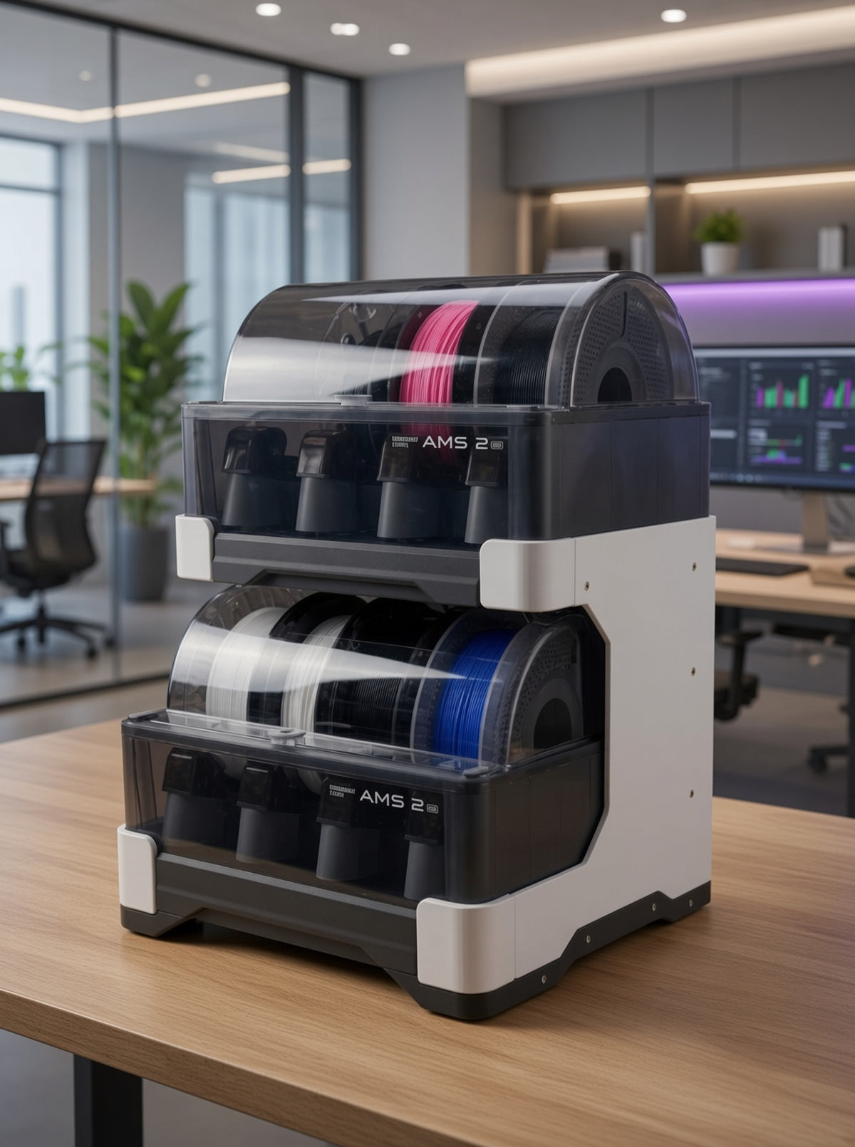 AMS 2 Pro Stack - White